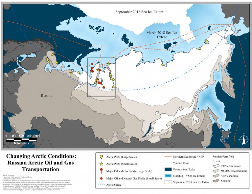 Mapping Russia’s Arctic Hydrocarbon Development Scheme | The Arctic ...